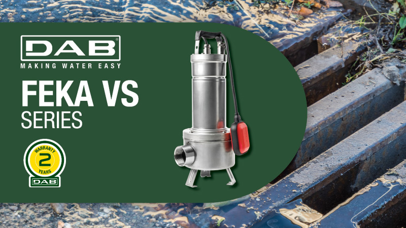 DAB FEKA VS Series Submersible Vortex Pumps