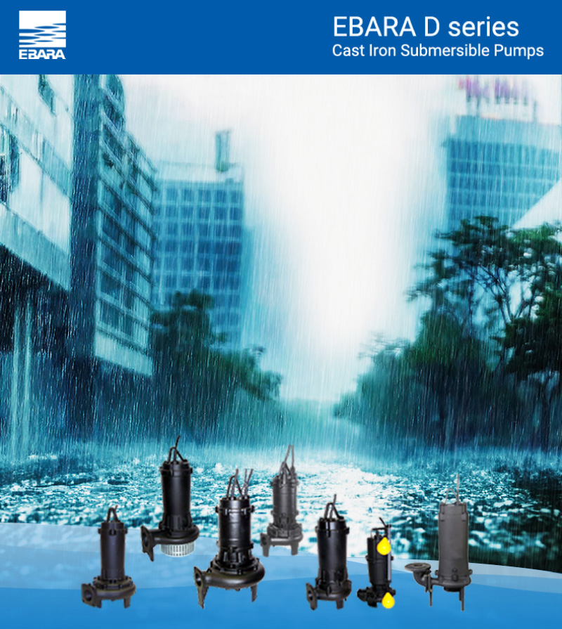 EBARA D Series Cast Iron Submersible Pumps