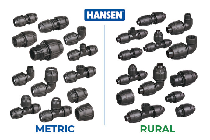 Hansen Easy Fit Compression Fittings