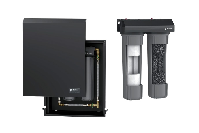 Puretec® FilterWall-IM2 – Semi-Recessed, In-Wall Water Filtration System