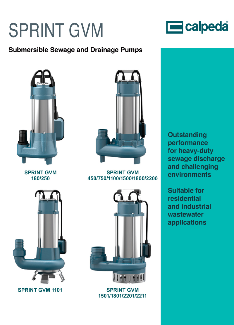 Calpeda Sprint GVM Series Submersible Pumps