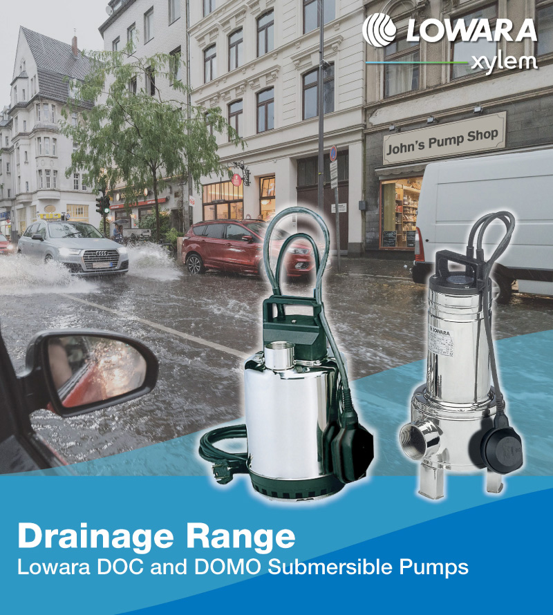 Lowara Drainage Submersible Pump Range